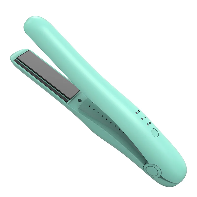 Custom Private Label USB Rechargeable Wireless Ceramic Flat Iron Cordless Hair Straightener