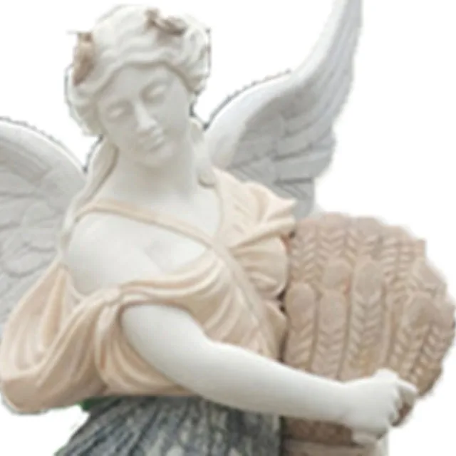 Statue Garden Decoration European Marble Angel Sculpture