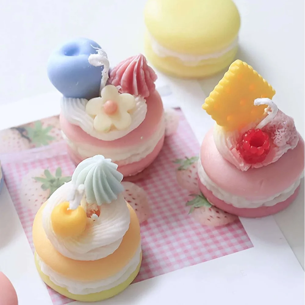 Cracker Silicone Mold Sugar Chocolate Chip Cookie Mold Realistic Food Shape for Soap Candle Embeds Wax Melts Silicone Mold