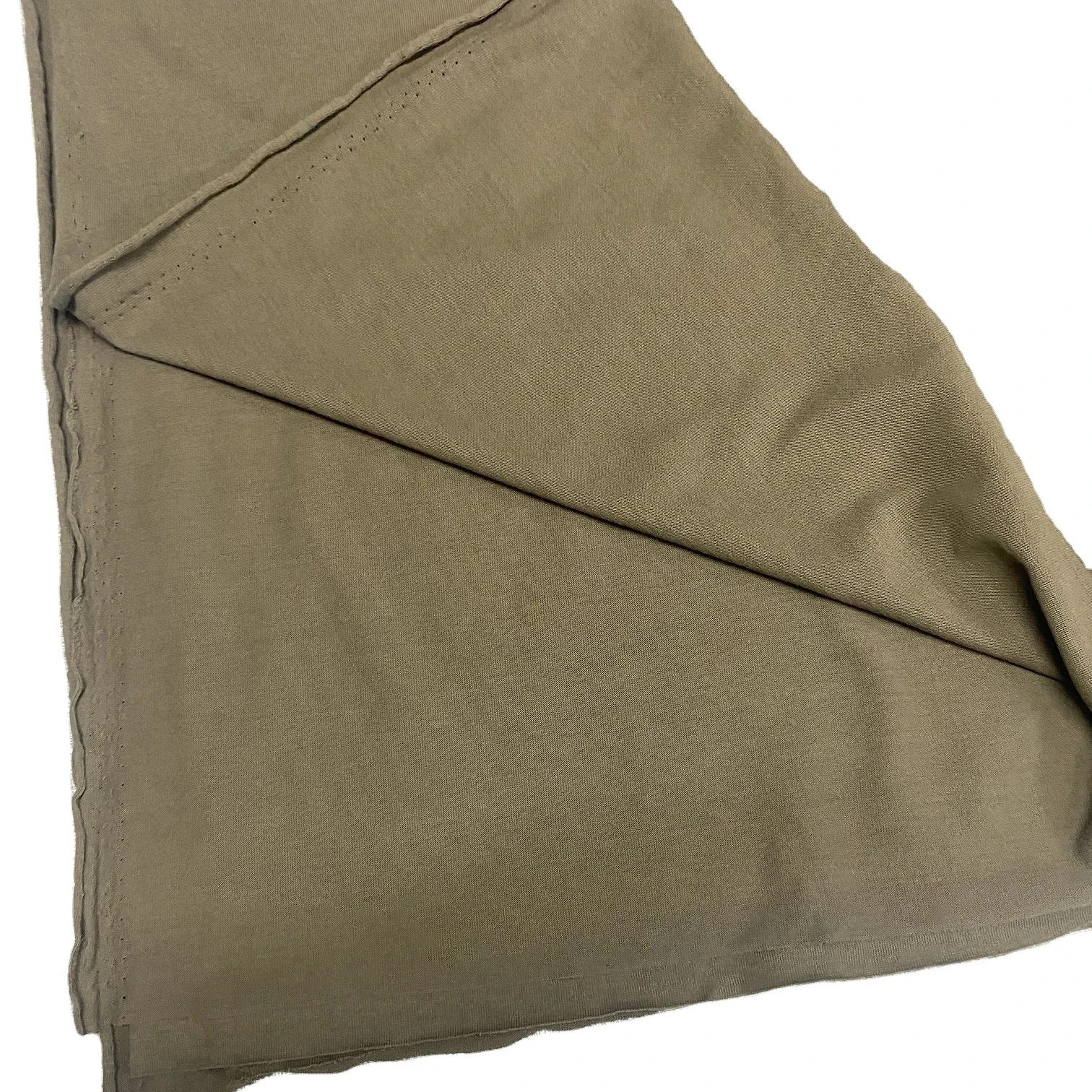 Огнестойкая 70% модакриловая 30% вискоза Tencel оливково-зеленая трикотажная ткань с одним трикотажем
