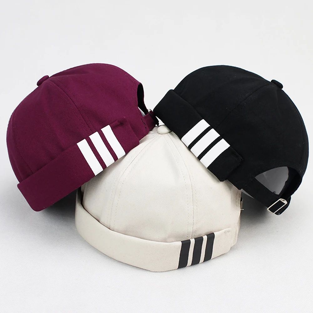 Customized hat without brim fashion cotton docker style hat
