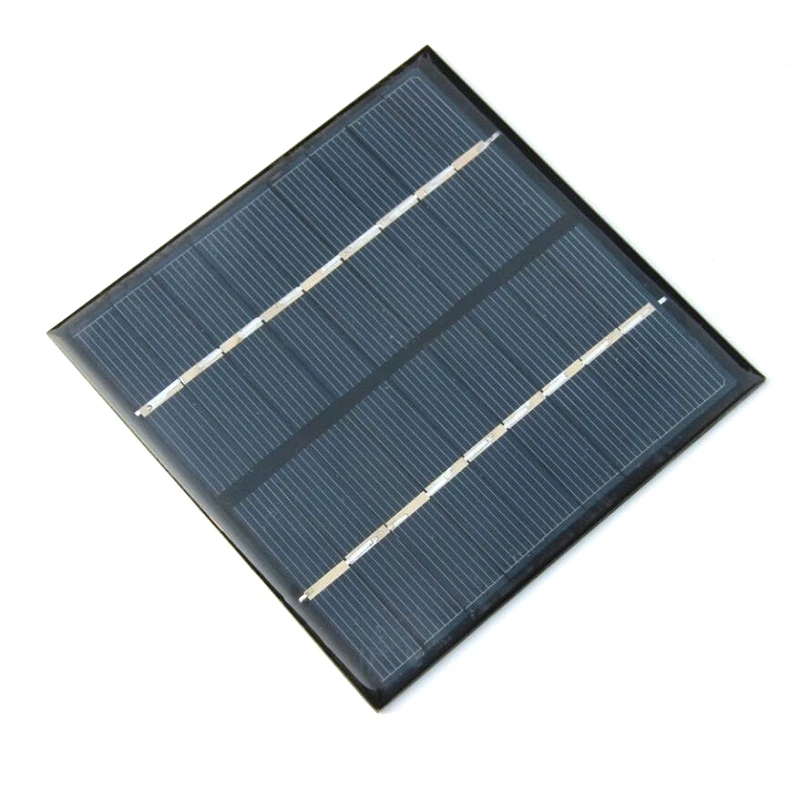 2W 9V Solar Cell Polycrystalline Silicon Solar Panel Easy DIY Small Solar Power System 115*115*2mm