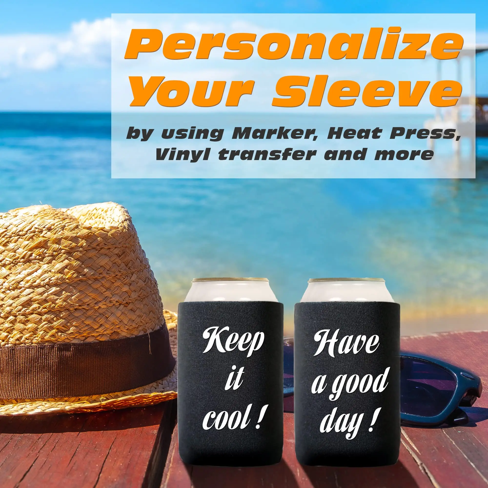 Custom Beer Magnet Can Cooler 12oz Insulated Neoprene Magnetic Stubby Holder with Logo