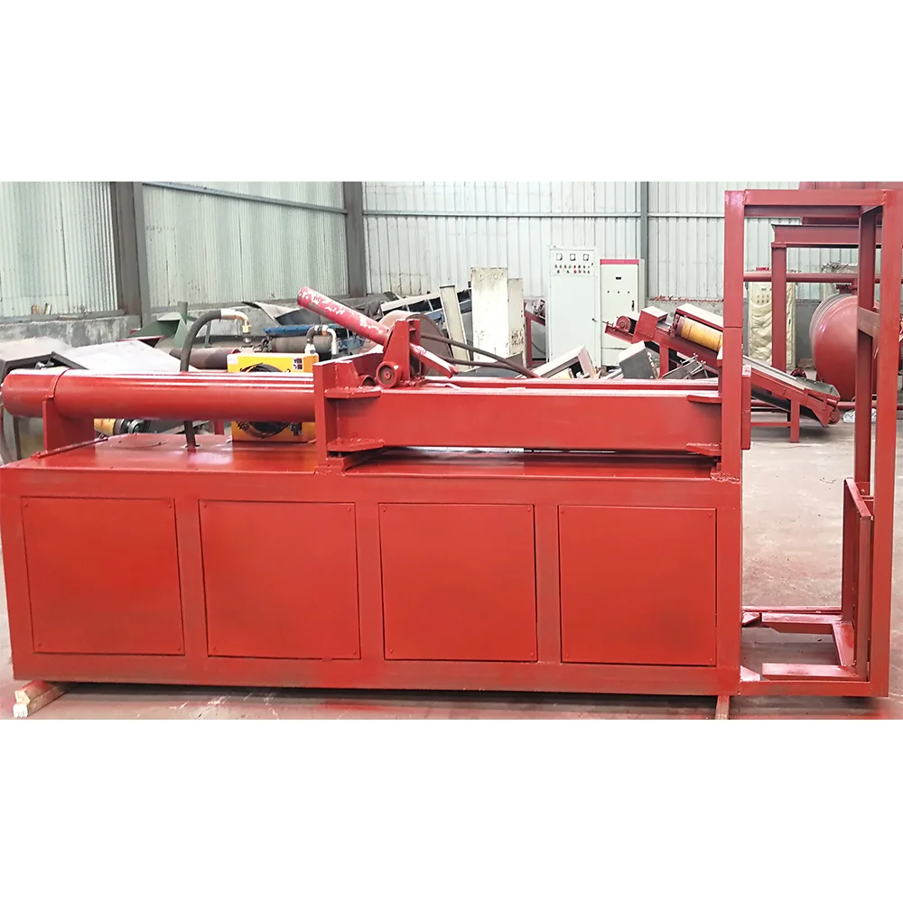 China manufacturer waste car tires crusher truck tire shredding machine