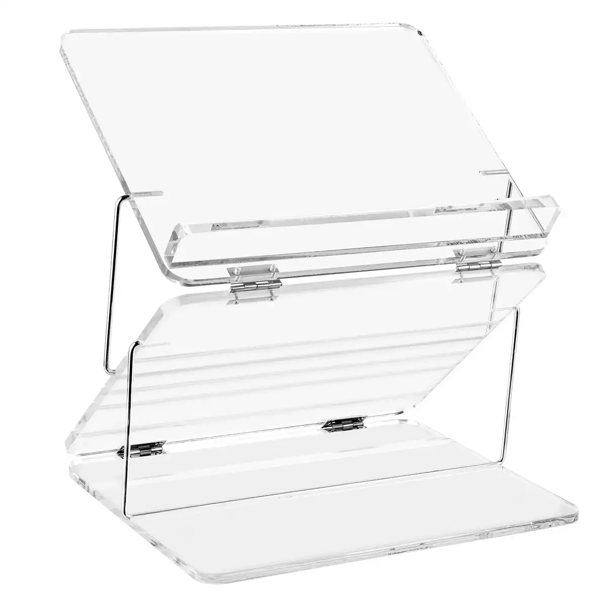 Custom Judaica Metal Clear Acrylic Table Lucite Shtender Lucite Foldable Shtender