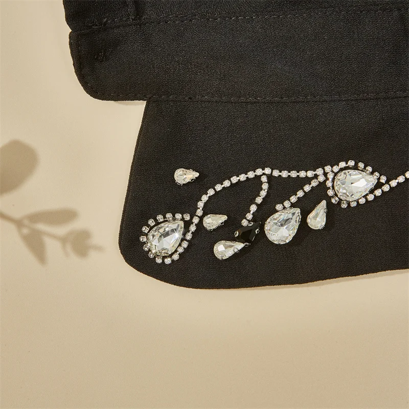 Lace women shirt collar faux women false collar embroider removable half shirt cotton collar with embroiderer