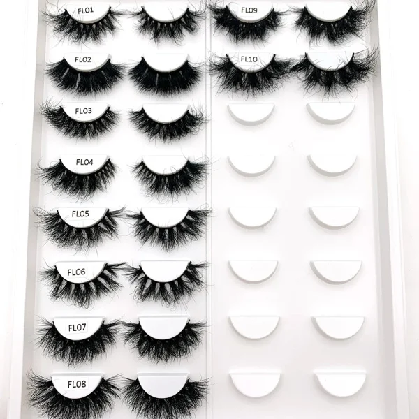 Medium Length Super Fluffy Makeup False Eyelash Short Soft Reusable 100% 3d Mink Strip Dramaticfalse Eyelashes