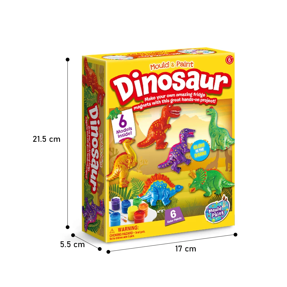 OEM 3D Painting Kit Stem Dinosaurs Animal Toys Arts and Crafts  Educational dinosaur painting set