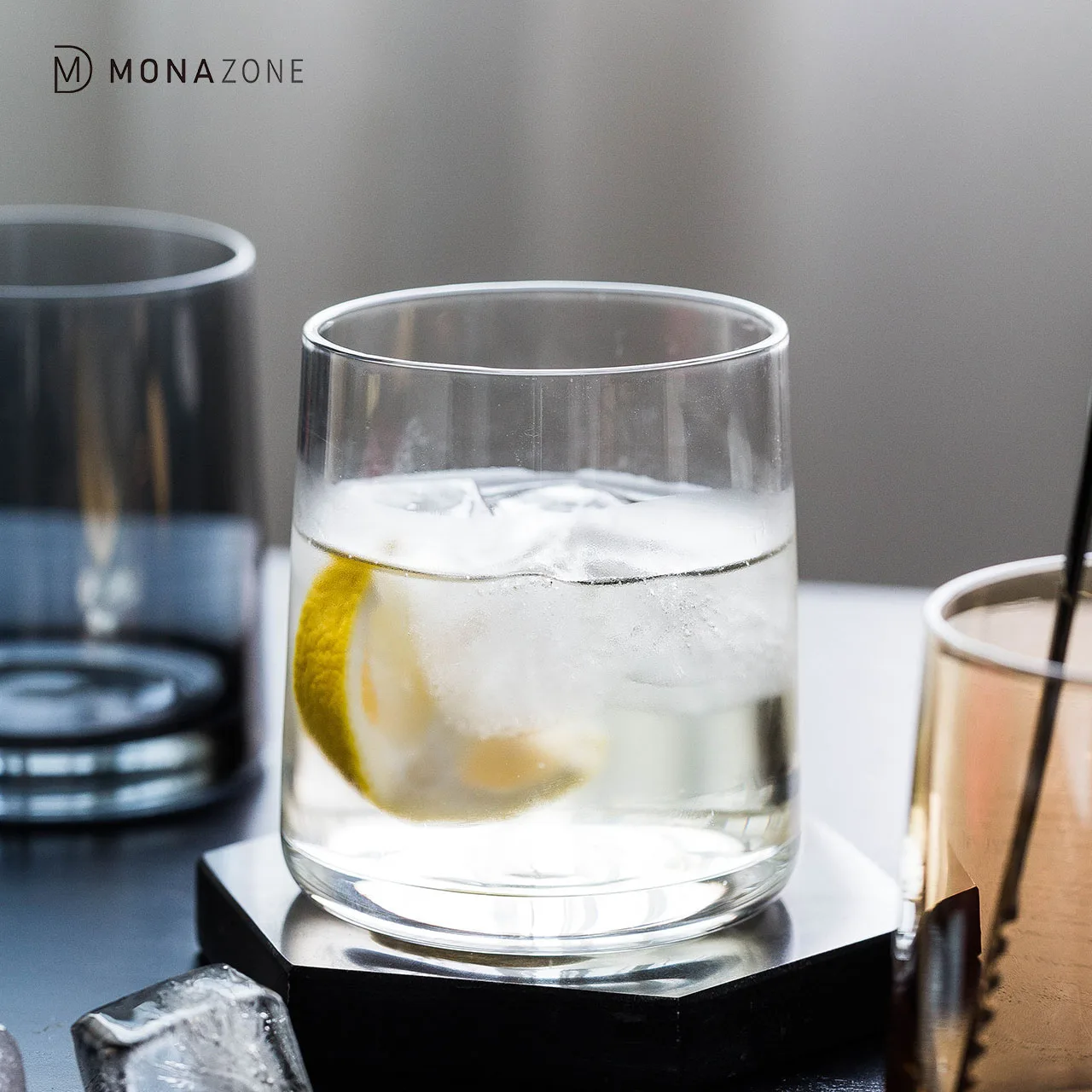 
Monazone Colorful Ion Plating Glasses Whisky Glass Wine Cup 