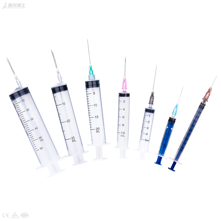 Hospital Supplies Disposable Sterile Syringes 1ml Blister Packing Injection