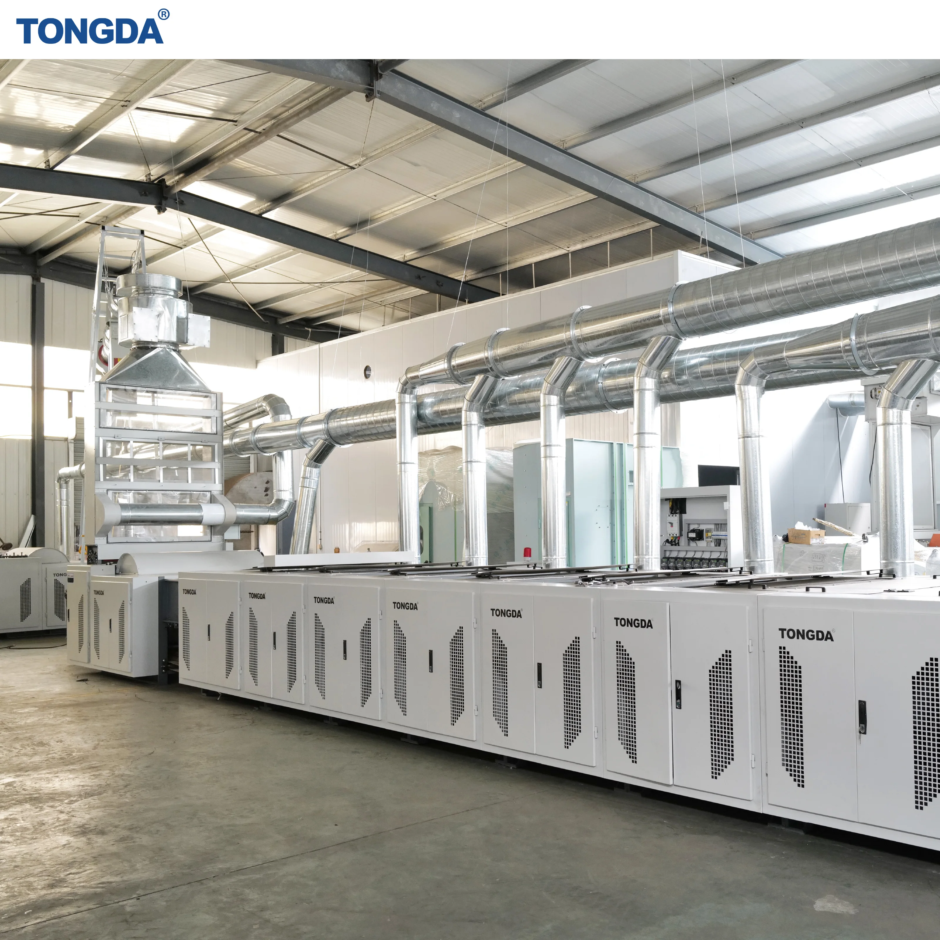 TONGDA Energy-Saving Cotton Waste Recycling Machine Green Technology Textile Machinery Including Opening and Carding Machine