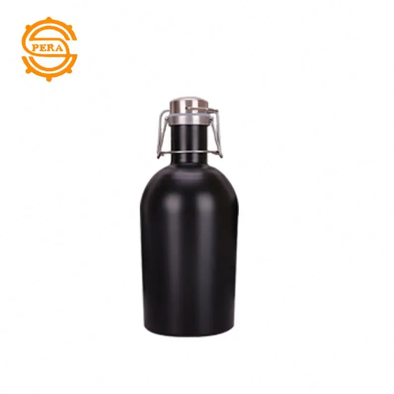 1L 2L Stainless Steel 304 Food Grade Beer Bottles Beer Growler Keg Bottle