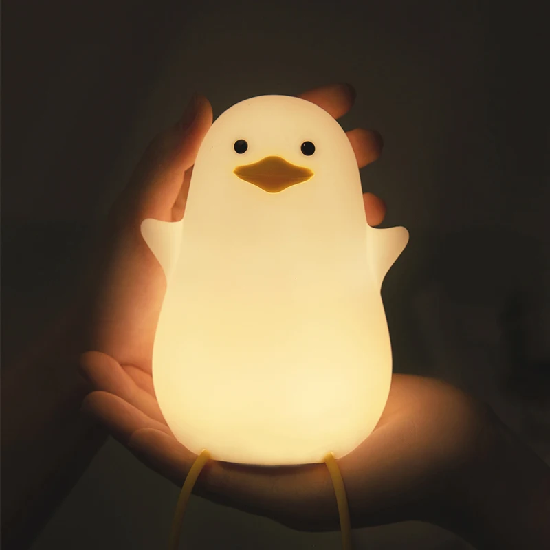 Custom Silicone Soft Cartoon Animal Baby Led Night Light