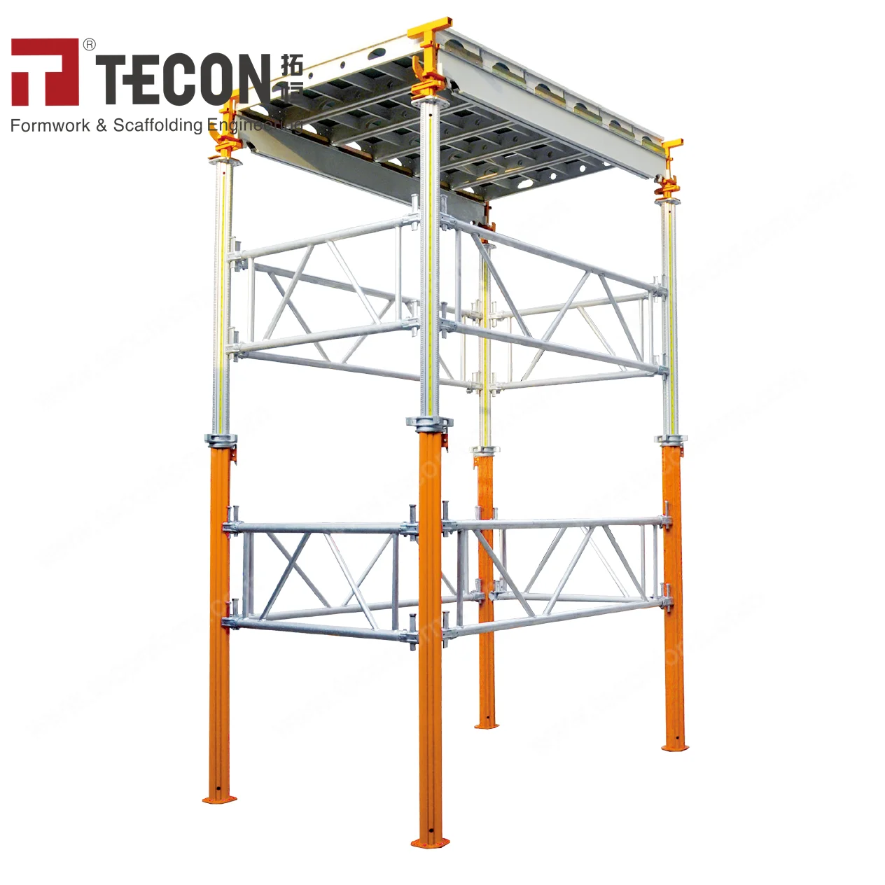 Алюминиевая опалубка TECON похожая на опалубку Skydeck Peri