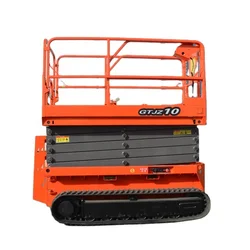 Qiyun 8M (26ft) China Electric Mobile Crawler Self Propelled Scissor Lift Platform