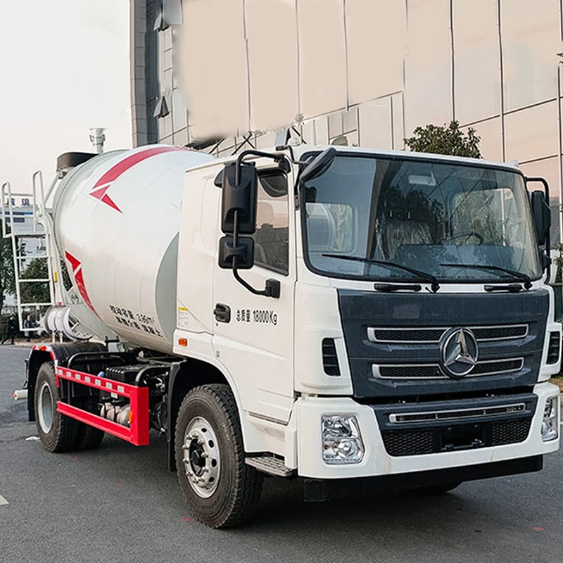Bottom Price Uesd Flat Mouth Cement Mixer Truck Concrete Mixer Truck For Construction Sites
