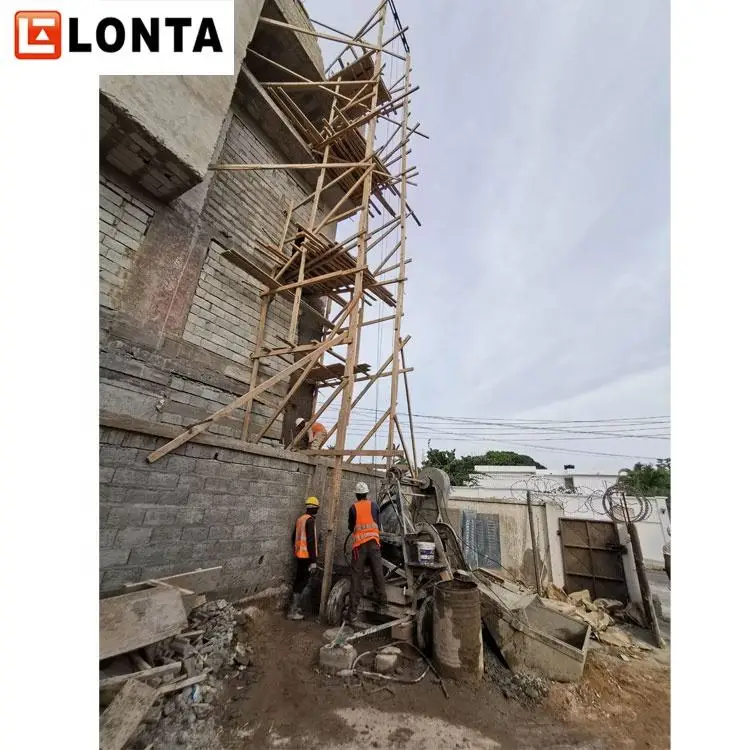 LONTA JH500L 500L 1.5 bags lifting ladder self loading diesel mortar beton mud cement concrete mixer machine betonniere 500l