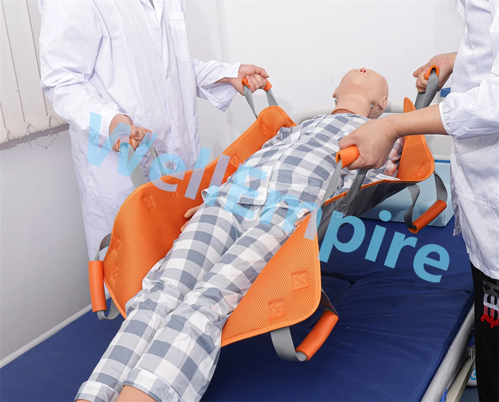 Patient Transfer Sheet& Patient Transfer Pad with 8 Handles for Moving , lifting, Turning Patient or Disabled People