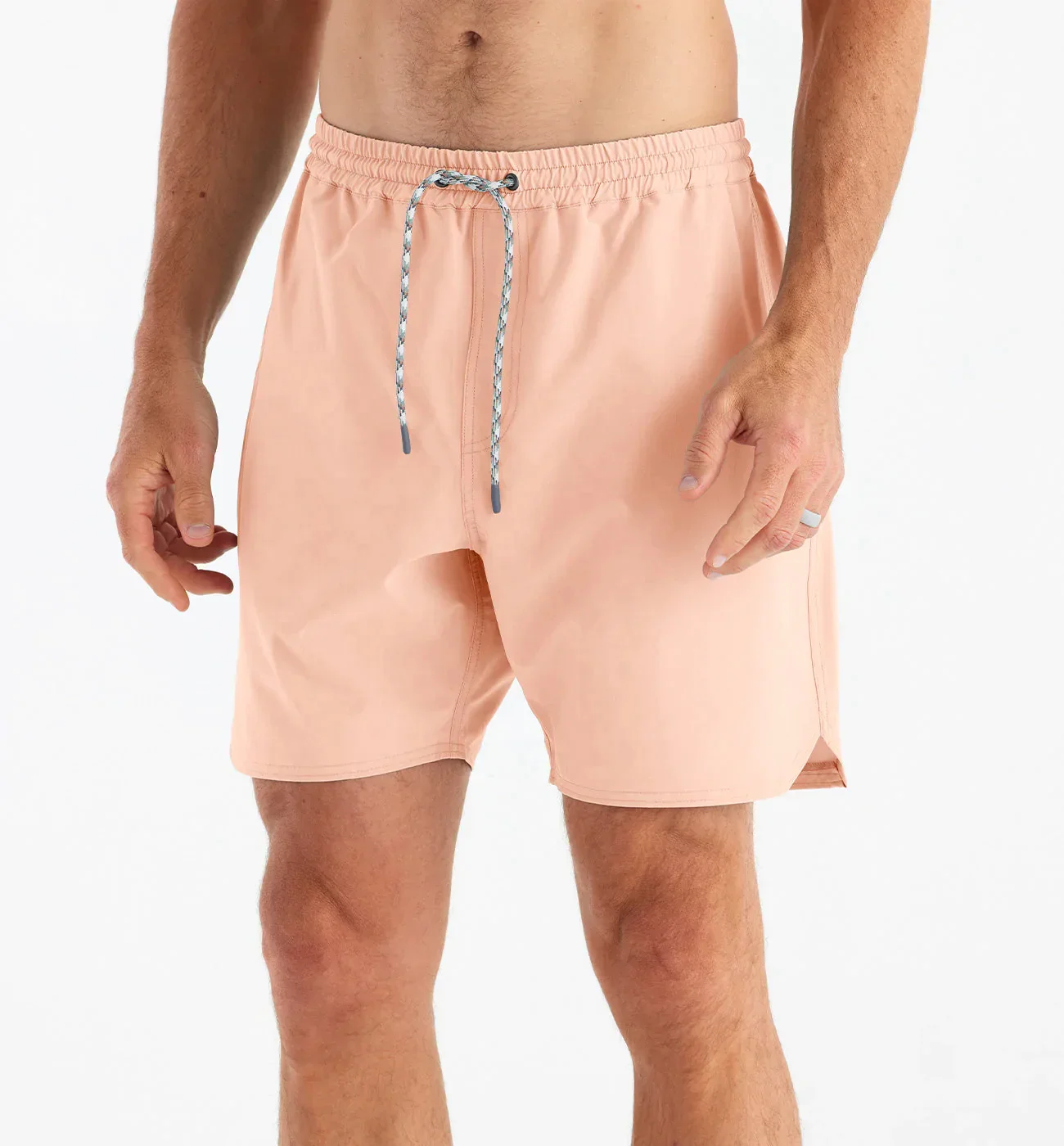 QYOURECLO Custom Logo Board Shorts Blank Beach Luxury Swim Lightweight Quick Dry Mens Swimming Trunk With Compression Liner