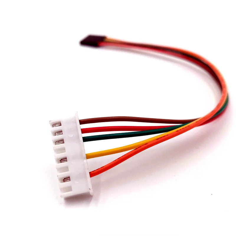 Custom low loss MT60 26AWG 3-pin drone cable with silicone twisted wire harness from both ends to triangular pillar connector