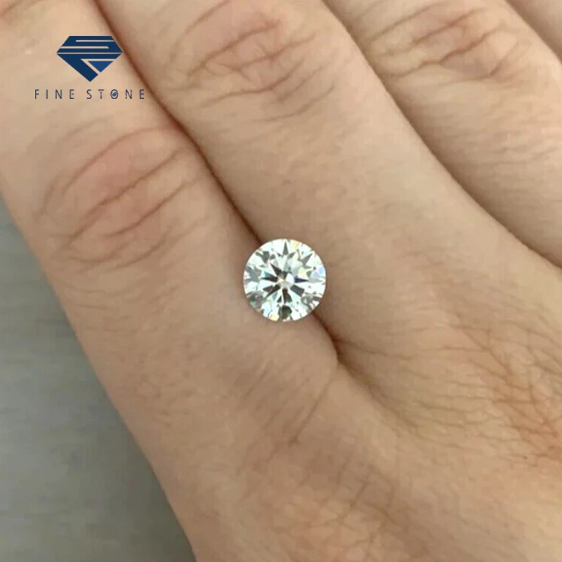 wholesale 0.9carat IGI lab grown diamond round brilliant 3EX cut white color DEF VVS-VS loose 0.5ct lab diamond CVD