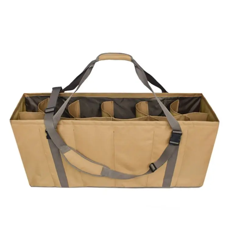 Outdoor Waterfowl Hunting 12 Slot Duck Decoy Bag With Shoulder Strap