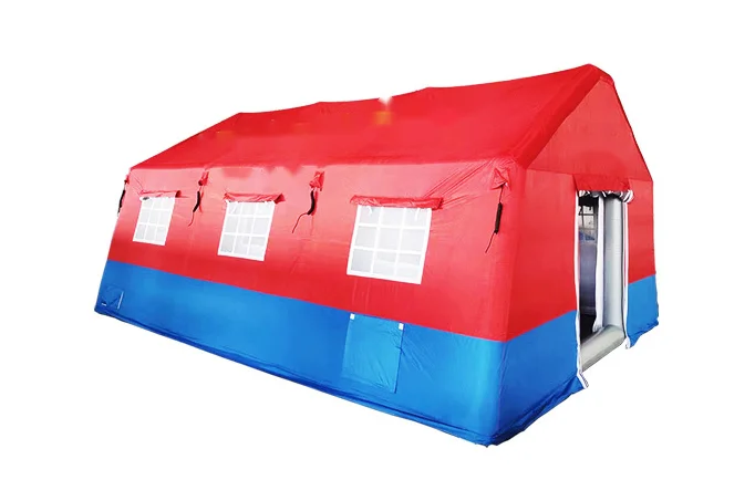 Outdoor portable white air sealed fast folding blow up tent Inflatable medical tent shelter for hospital emergency use