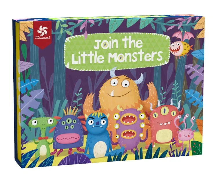 Ready to ship  Pinwheel Wipe and Clean Series Learning Cards Join The Little Monster