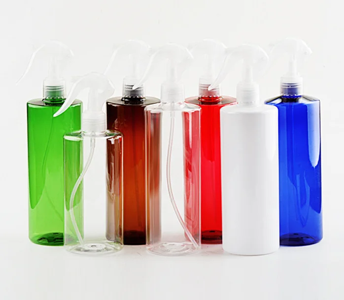 100ml 200ml  500ml  transparent PET plastic trigger spray bottles detergent spray bottles Customized Hot China Industria