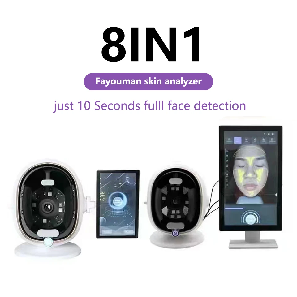 2025 Portable Professional Visia 3D Facial Skin Tester Professional Home Use Skin Analyzer Wi-Fi Multiple (It EU ZA US JP)