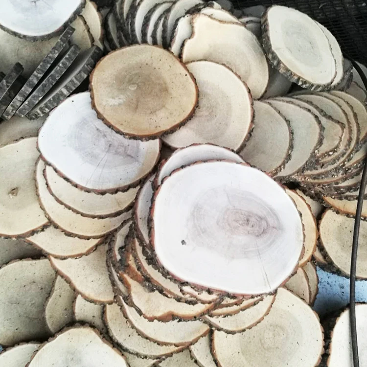 
Arts And Crafts Rustic Wood Log Fir Slices Table Decoration Cake Stand 