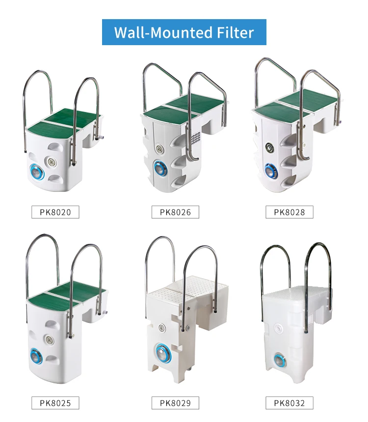 Factory wall-hung pipeless swimming pool filter various size swimming pool filter portable pipeless filter