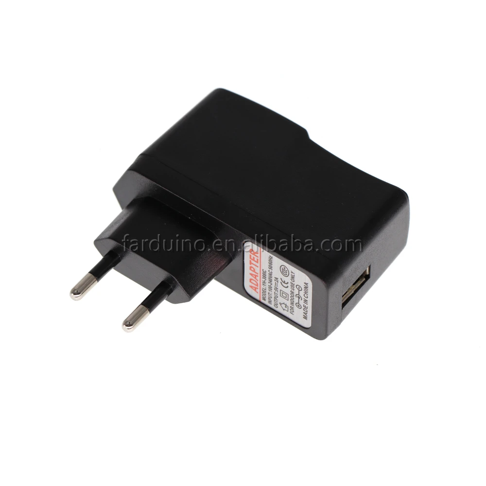 Адаптер для зарядного устройства Micro USB 5 В 2 А кабель питания Raspberry Pi 3 B + новейший европейский стандарт