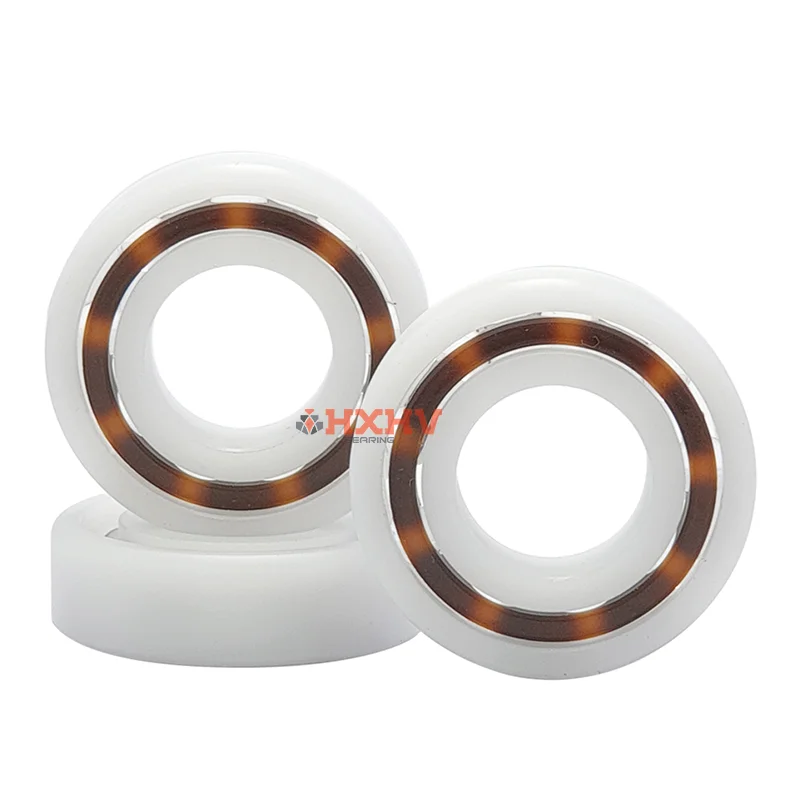 HXHV POM Plastic Bearing Glass Balls 6800 61800 6801 61801 6802 6803 6804 6805 6806 6205 Deep Groove Ball Bearing