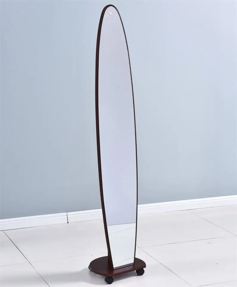 Hot selling wooden floor mirror bedroom standing dressing full length mirror