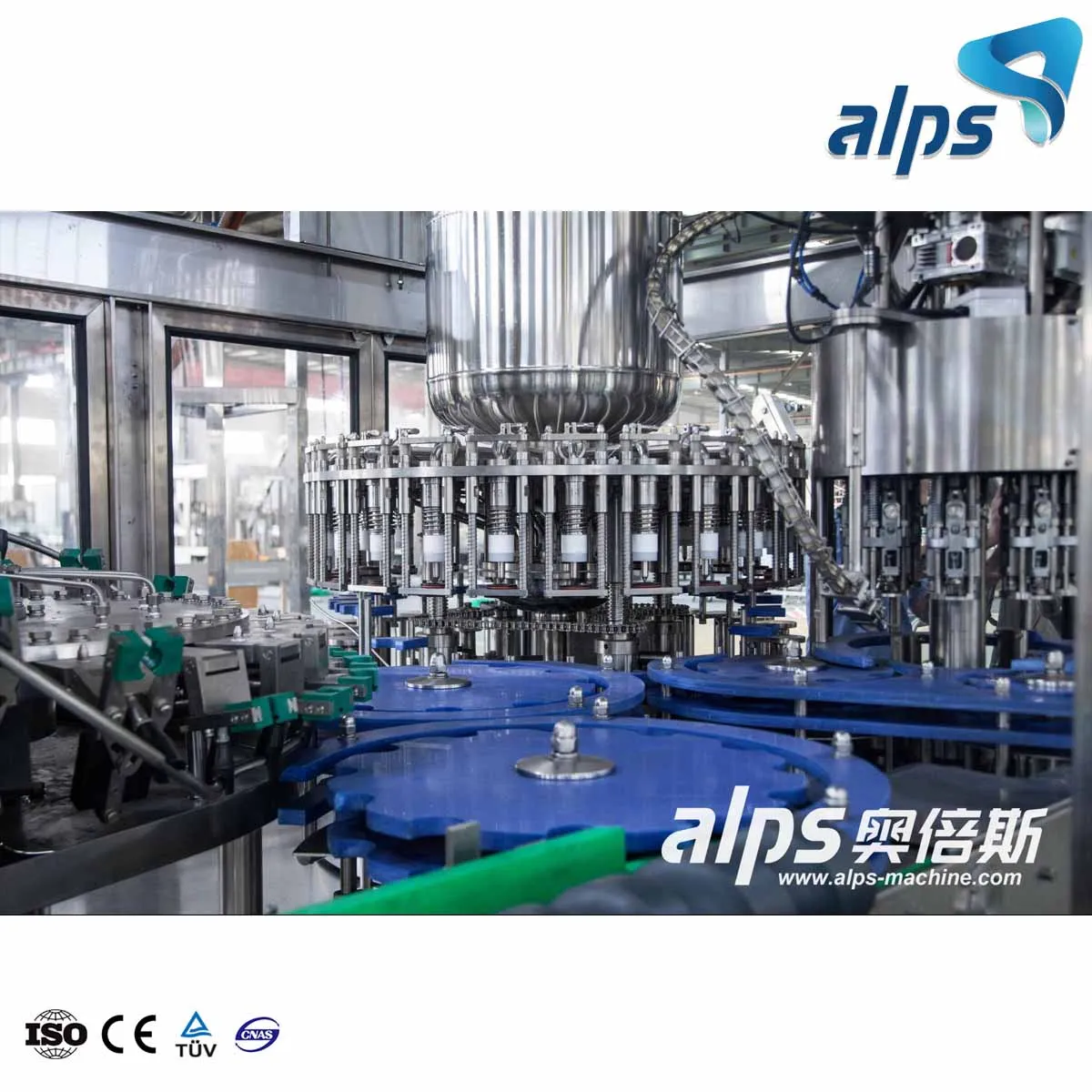 Pure Water Treatment System Manufacturers 12000bph Filling Machine Full Line 3 In1 Seaming Bottling