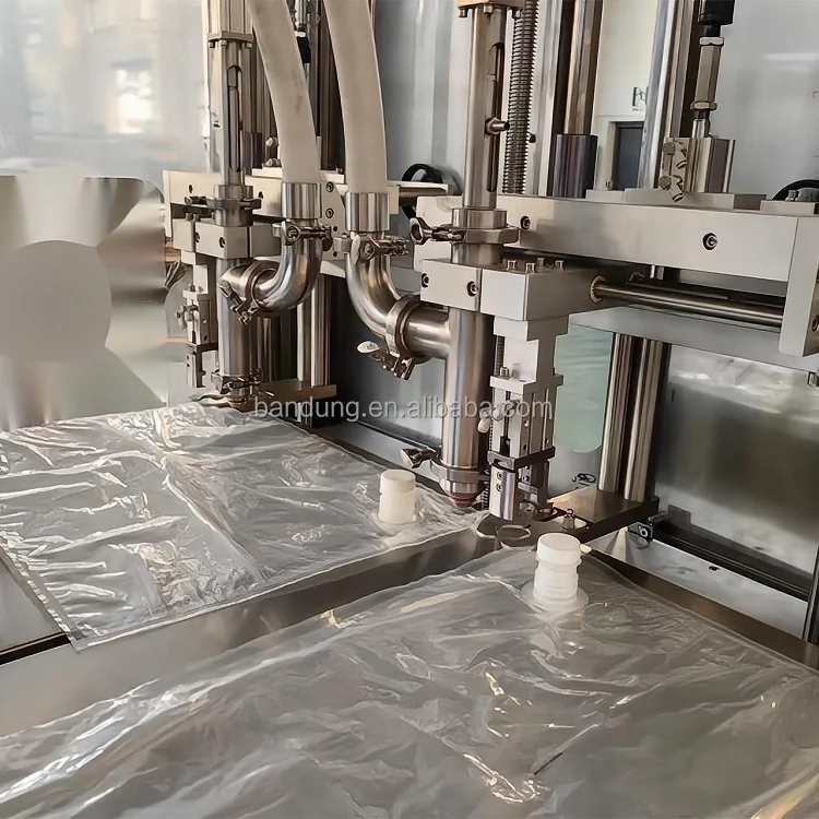 High quality automatic wine juice water bib filler equipment bag in box filling machine