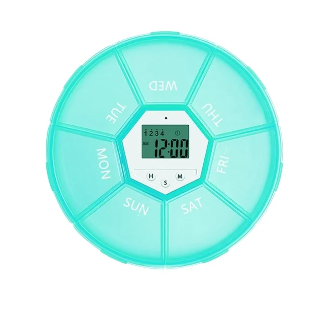 Digital pill box timer 7days pill box with alarm, 7day pillbox one week pill reminder