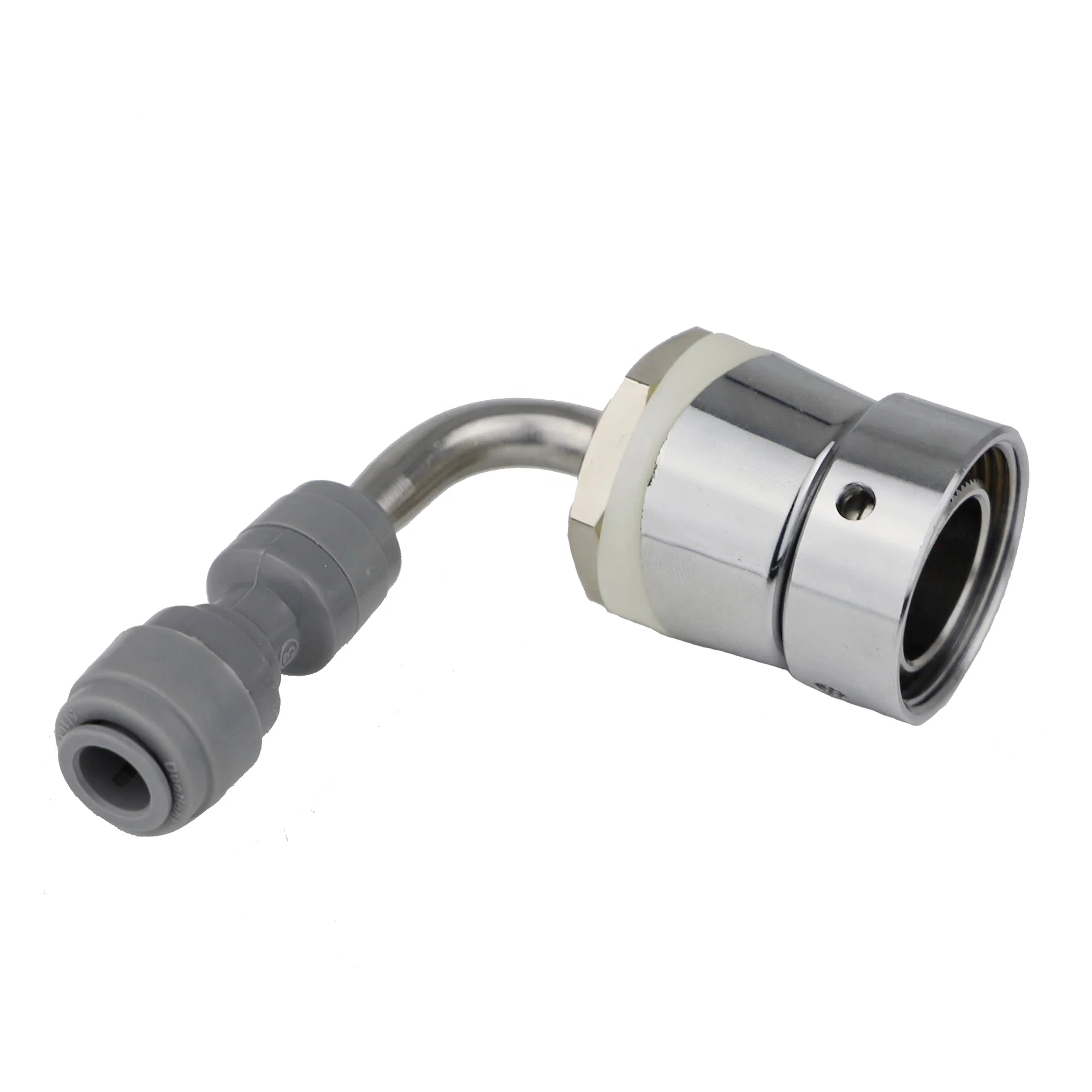 Short Brass or Stainless Steel Beer Shank Assembly for Draft Tower Faucet Premium Drink Dispensers