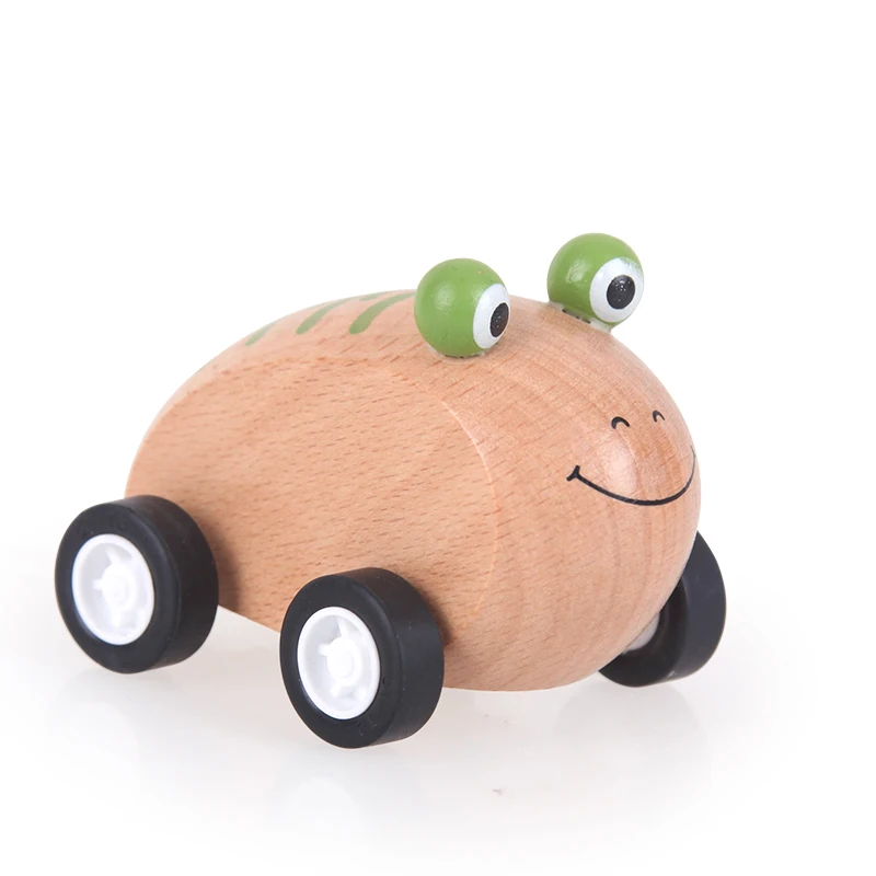 UDEAS kids early educational Children Colorful Cartoon Baby animals wooden small toys