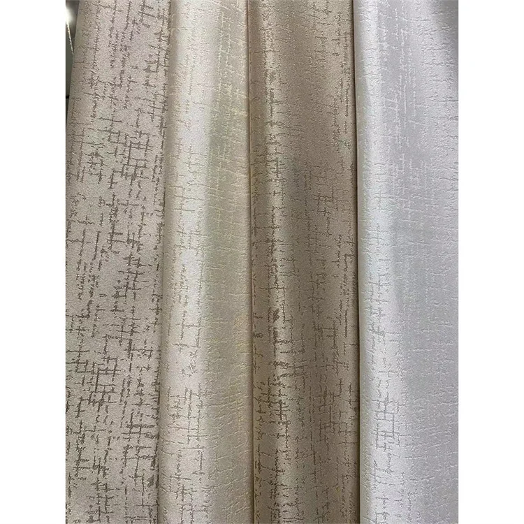 Chinese Factory Fabric Jacquard Curtain Fabrics Turkey 100% Polyester Blackout Curtain Fabric