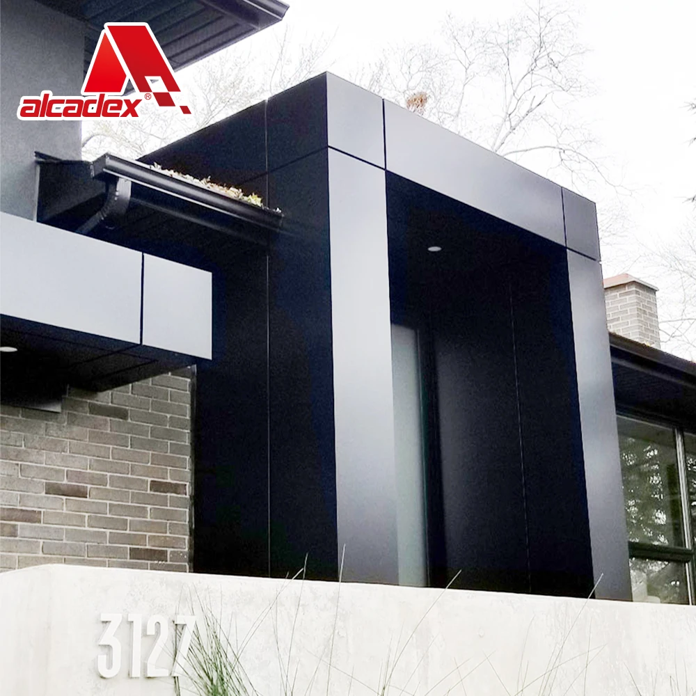 Декоративная алюминиевая панель для облицовки колонн