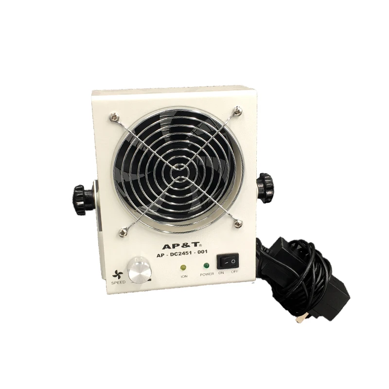 DC2451-001 Dust Removal Electrostatic Anti Static Eliminate ESD Air Ionizer Fan