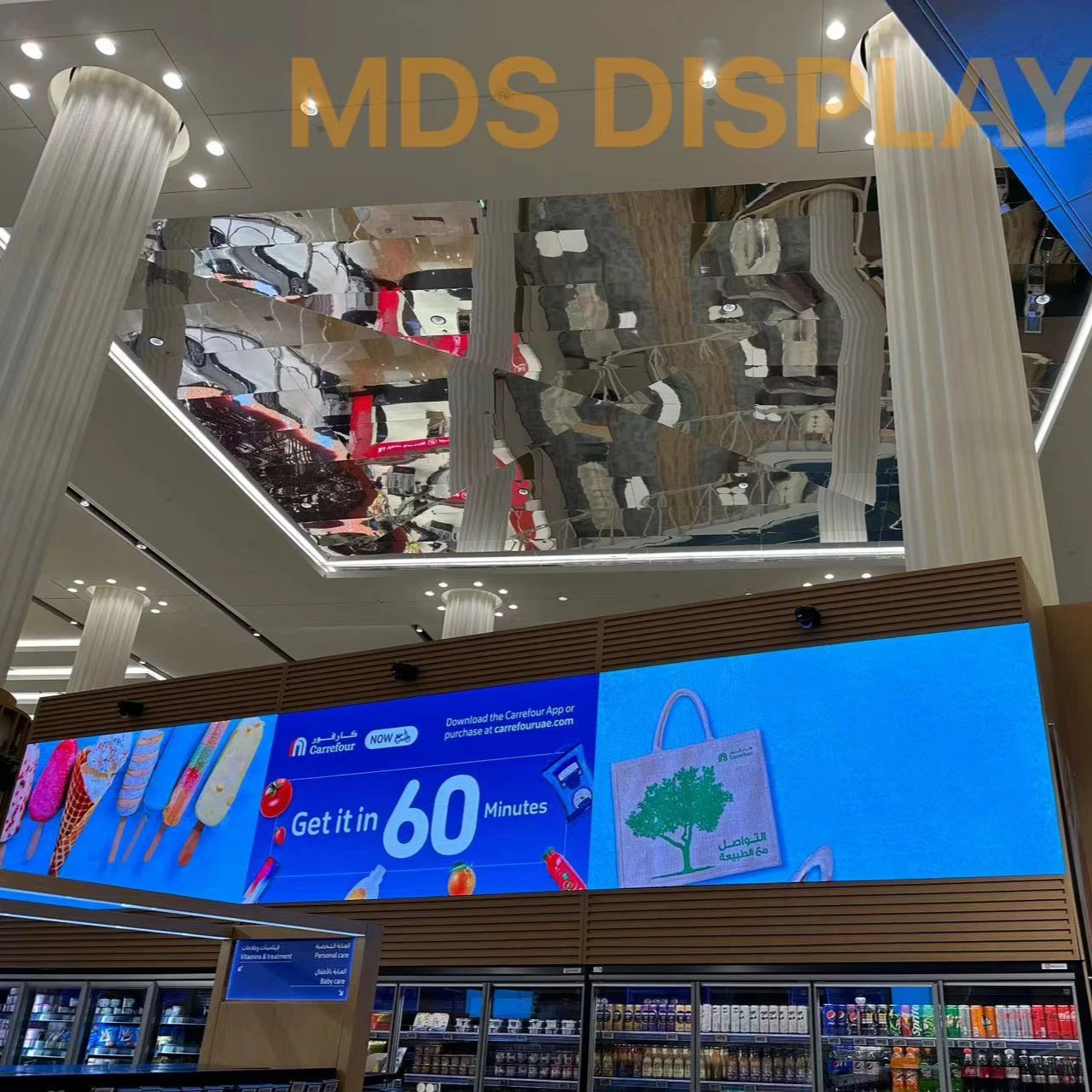 ShenZhen MDS цифровые вывески и дисплеи большие видеостены для внутреннего переднего обслуживания внутренний светодиодный дисплей розничной торговли
