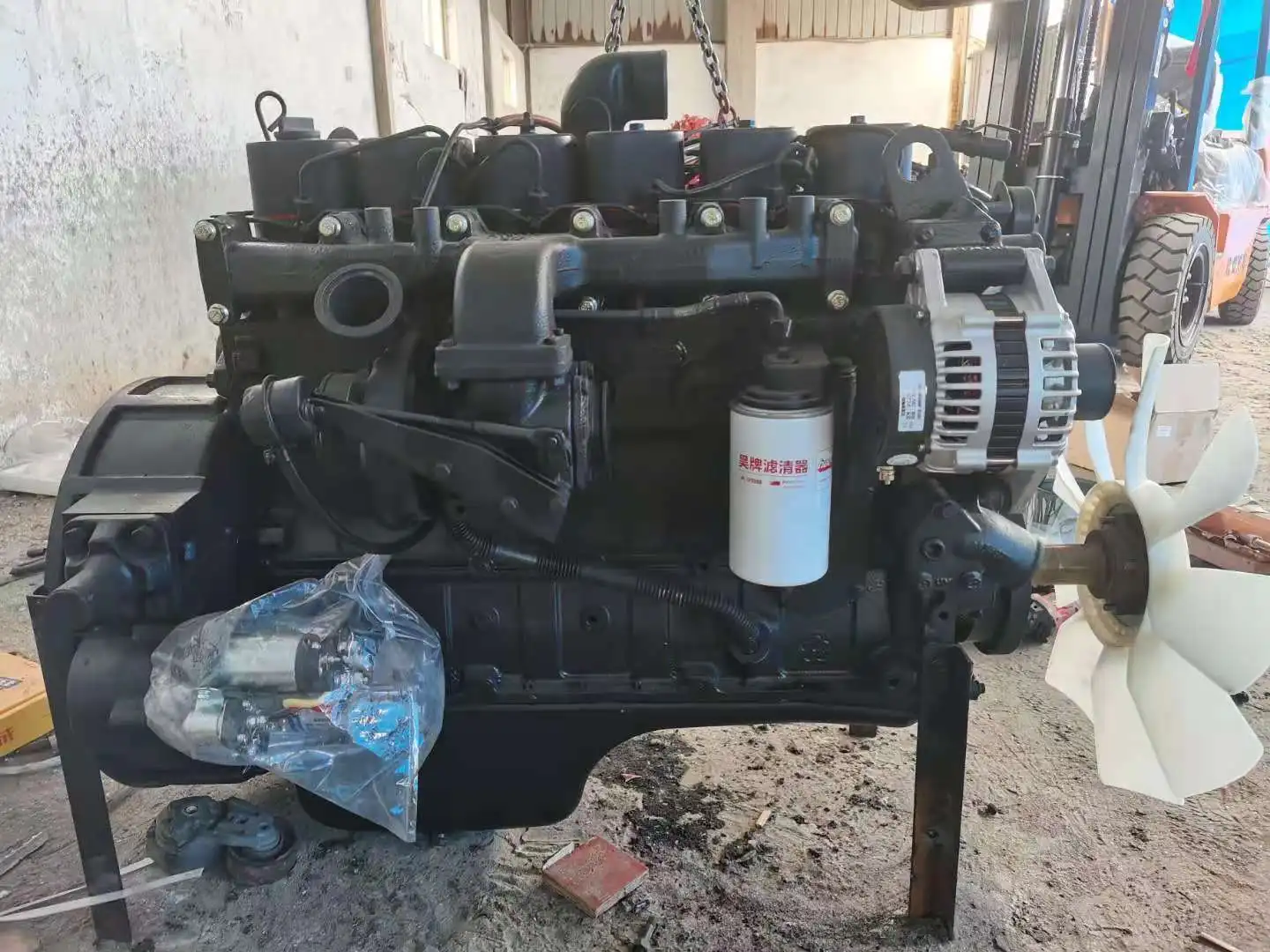 Original engine used low mileage  6BT truck diesel/On sale in large quantities