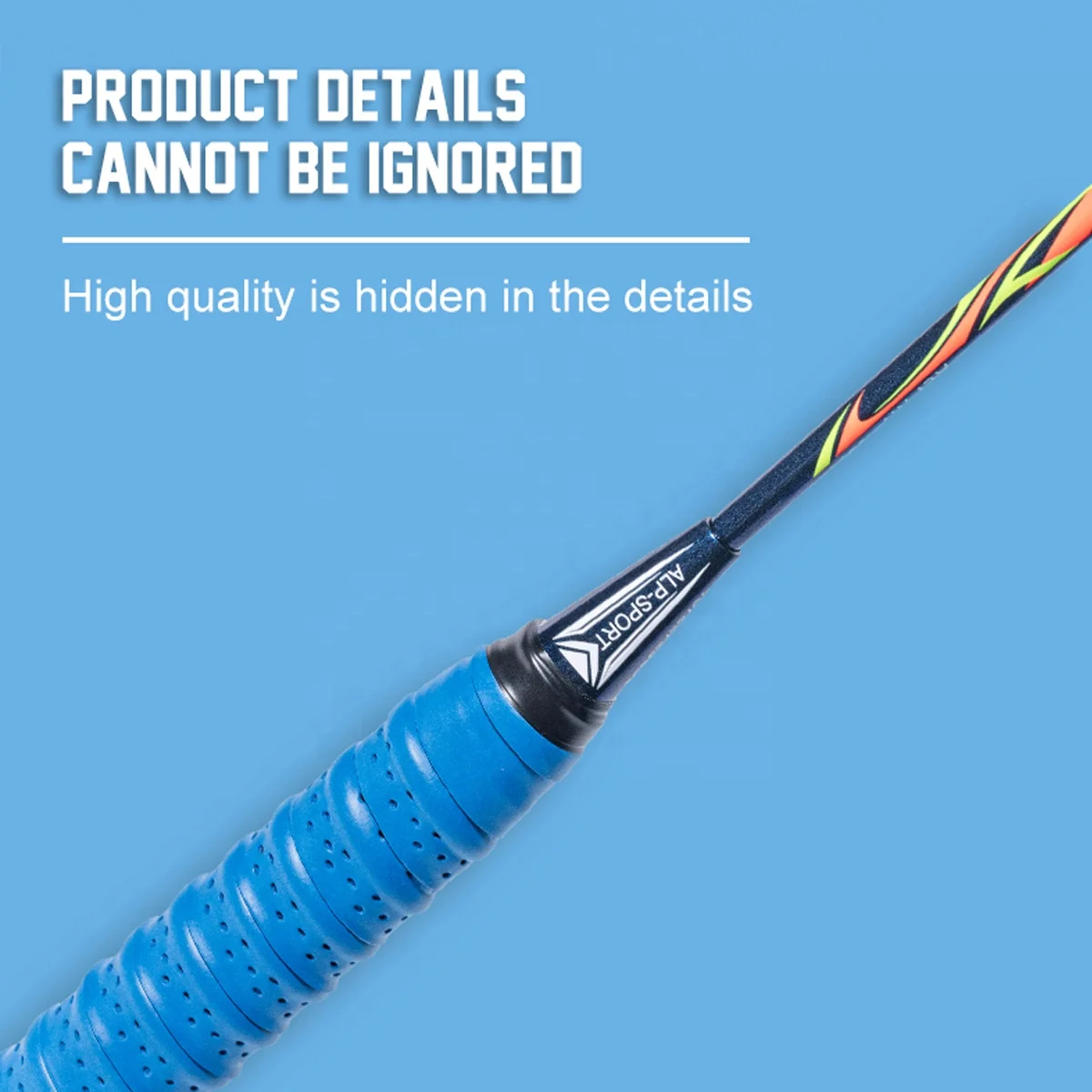 ALP LT 4U G4 100% Original Design Carbon Fiber 22-26Lbs Strung Badminton Racket With Free String Grips Offensive Type Pro Racque