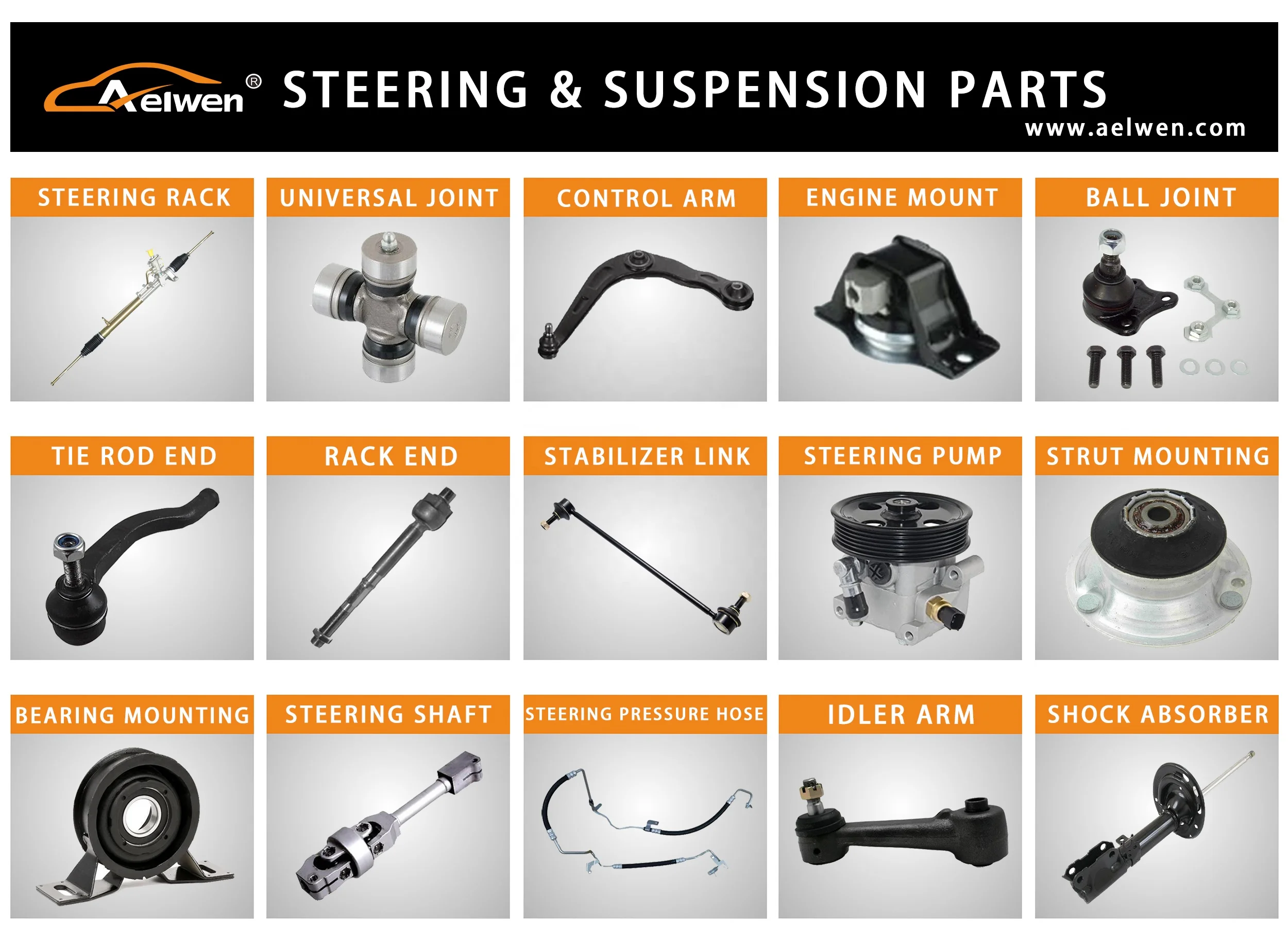 Aelwen Car Auto Top Strut Mounting Used For NISSAN Aprio For RENAULT Captur For Duster For Logan For Oroch For Sandero-Stepway