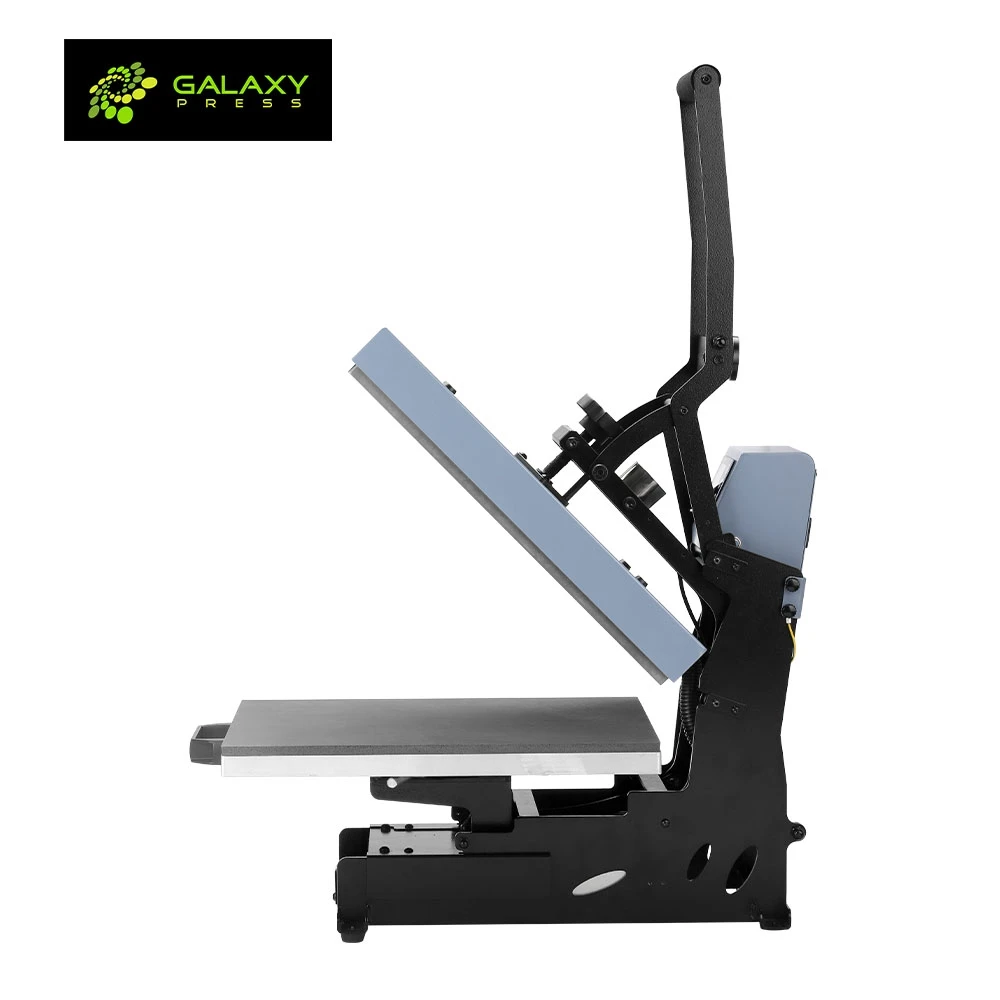 Galaxy Wholesale Hobby Press Gs-804 Flat Heat Press Transfer Machine Ramlock Ramspin Automatique Heat Press 16X20 For T-Shirt A3