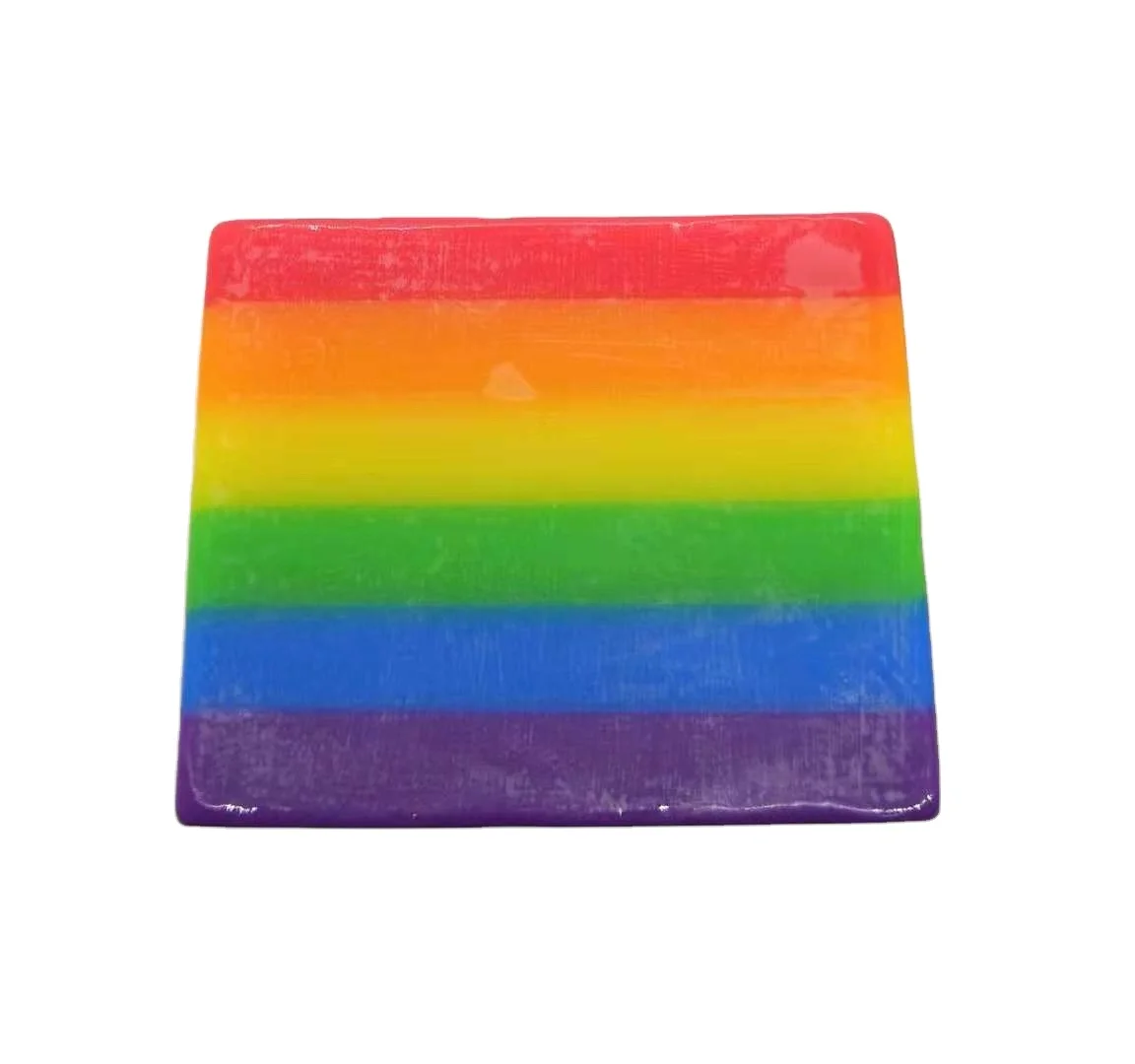 100% Natural Essential Oils Popular Scented Rainbow Yoni Vagina Soap Base Organic