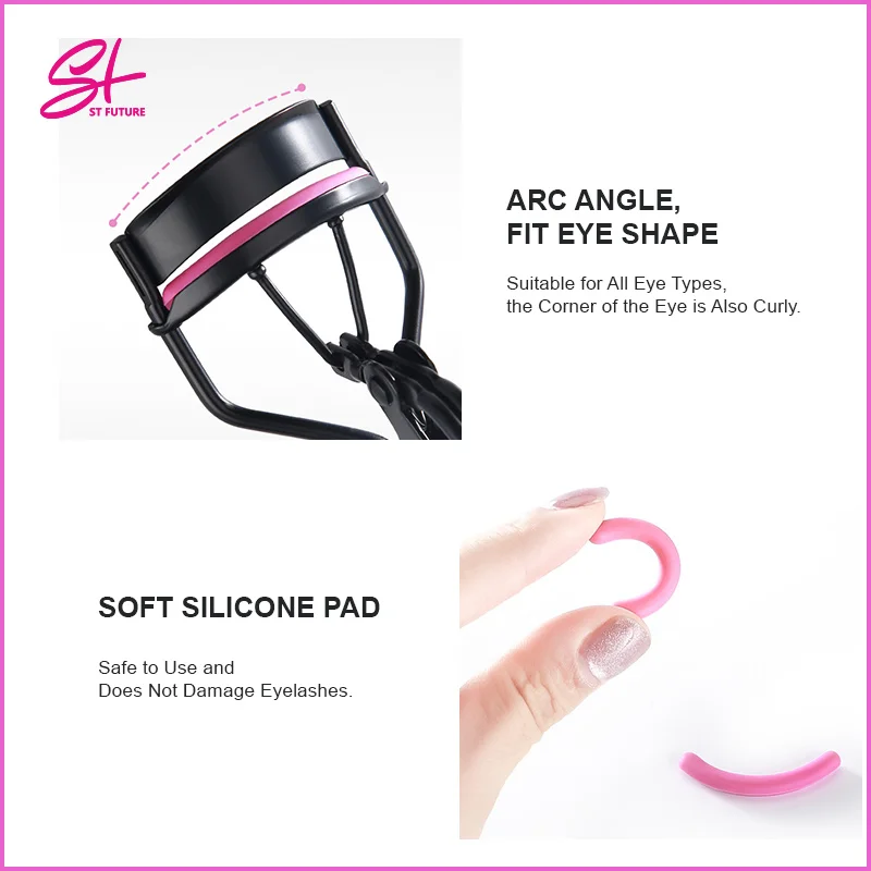 ST FUTURE частная марка, упругие черно-фиолетовые бигуди для ресниц из углеродистой стали